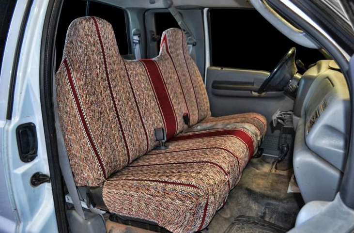 truck with covered seats